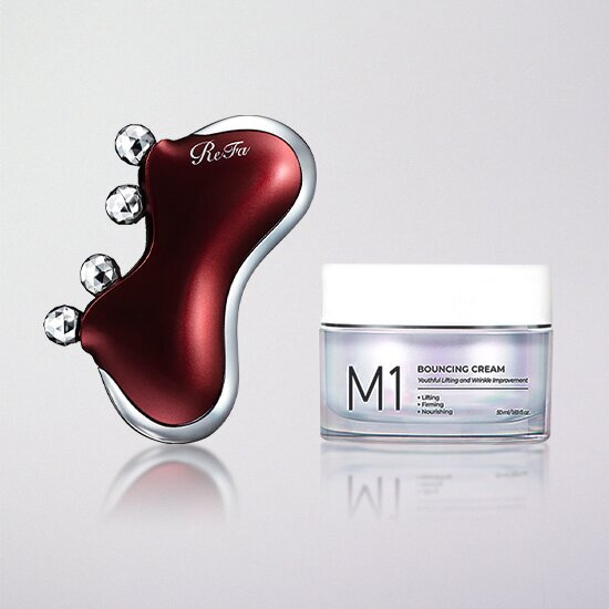 [싱글세트] 경락괄사마사지 리파 카사M1 + 가히 바운싱크림 1개(50ml) 2