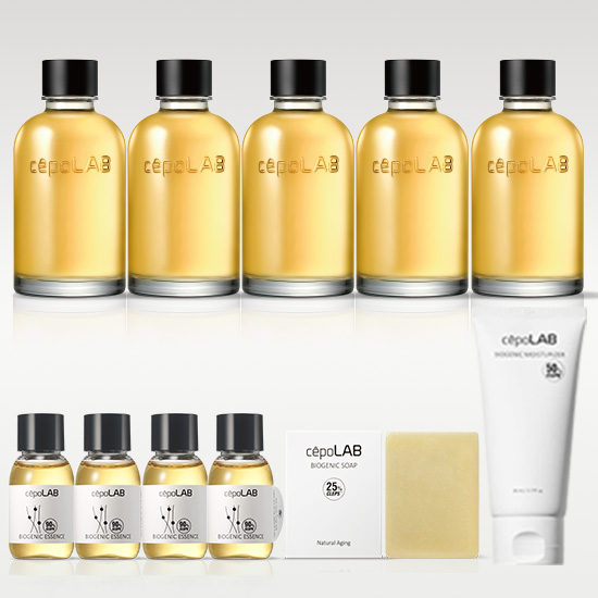 [IM 이승연] 바이오제닉 에센스 155ml 5병+30ml 4병+비누 1개+모이스쳐라이져 1개