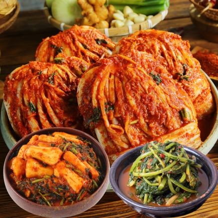 해남 땅끝마을 포기김치9kg+총각김치2kg+보리열무김치1kg(총12kg)