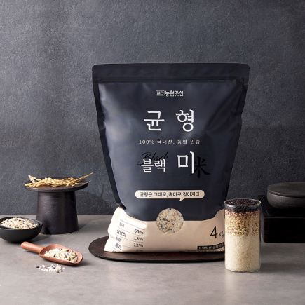농협맛선 균형미블랙 8.5kg(4kg*2포+500g*1봉)
