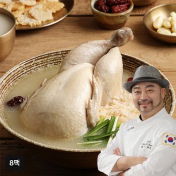[최인선의 팔도美식] 참깊은 누룽지 삼계탕 1kg X 8팩
