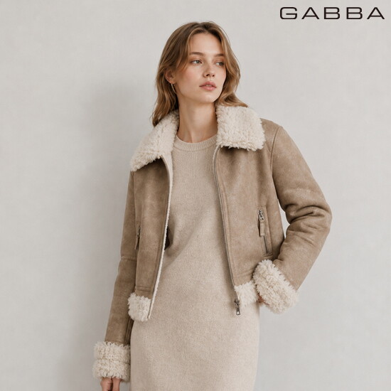 (D)가바 26FW 하이브리드 무스탕 자켓 4