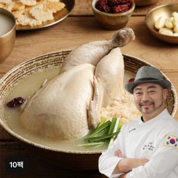 (방송에서만 2팩 더!) [최인선의 팔도美식] 참깊은 누룽지 삼계탕 1kg X 10팩