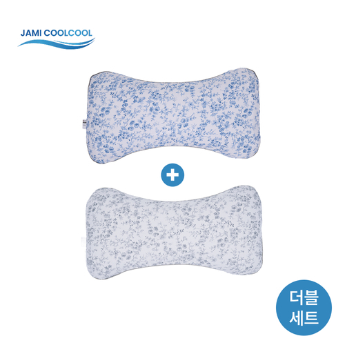 [자미쿨쿨] 자미쿨쿨 메밀베개 더블구성 (블루 1개+그레이 1개 / 총2개)
