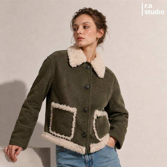 ○라스튜디오 26FW 울100  아웃포켓 자켓 4