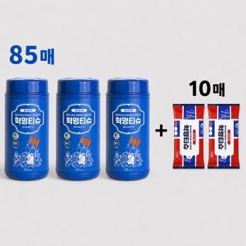 데일리아이디어 혁명티슈 (85매X3통)+휴대용 (10매X2개)