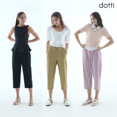 [도티] 26SS 여성 썸머 나일론 스판 7부 팬츠