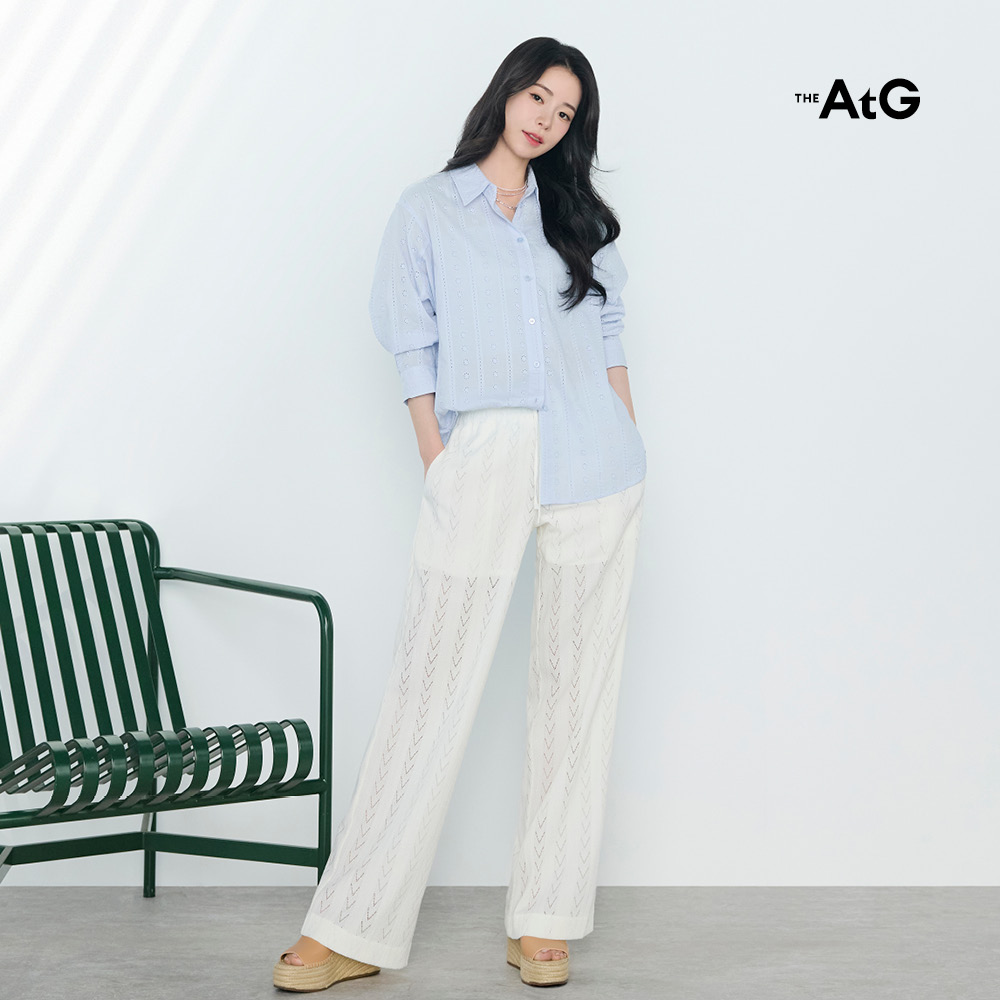 [최초가69,900원]26SS 아사면100 아일렛 셔츠 3