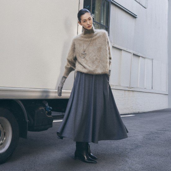 르네크루 25FW 윈터 울 스커트 [런칭 가격 79,900원] 2