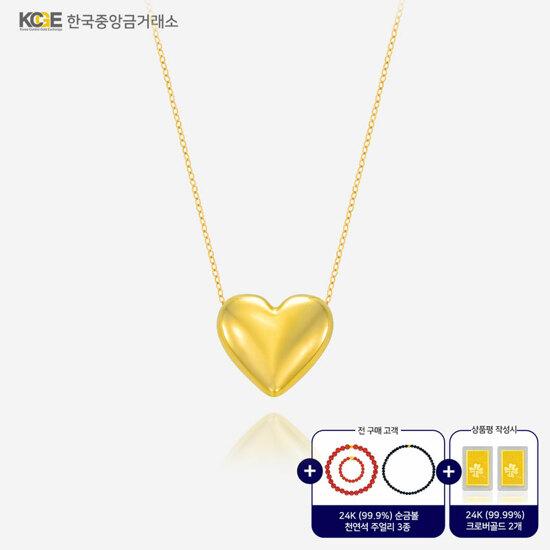 [NEW] 99.9 24K 순금 빅 하트 목걸이 + 방송에서만 24K 순금 5종 찬스