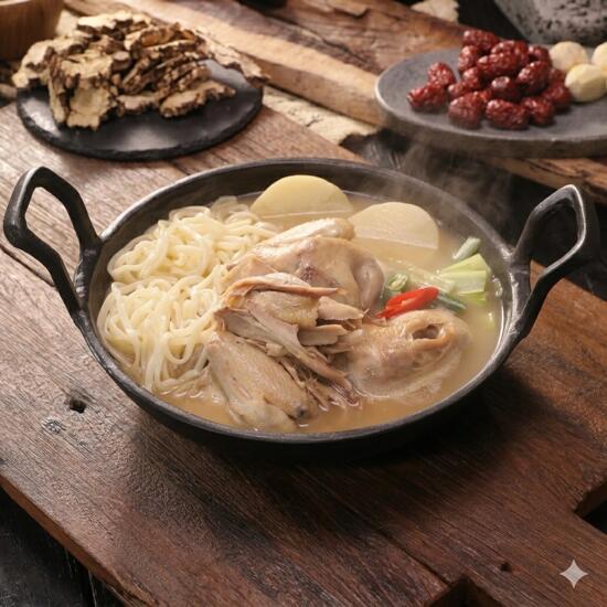 [서대문평양옥] 토종닭으로만든 토종백숙삼계탕 1.1kgX6팩 (총 6.6kg) 3