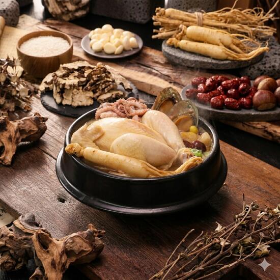 [서대문평양옥] 토종닭으로 만든 토종백숙삼계탕 1.1kg X 6팩 3