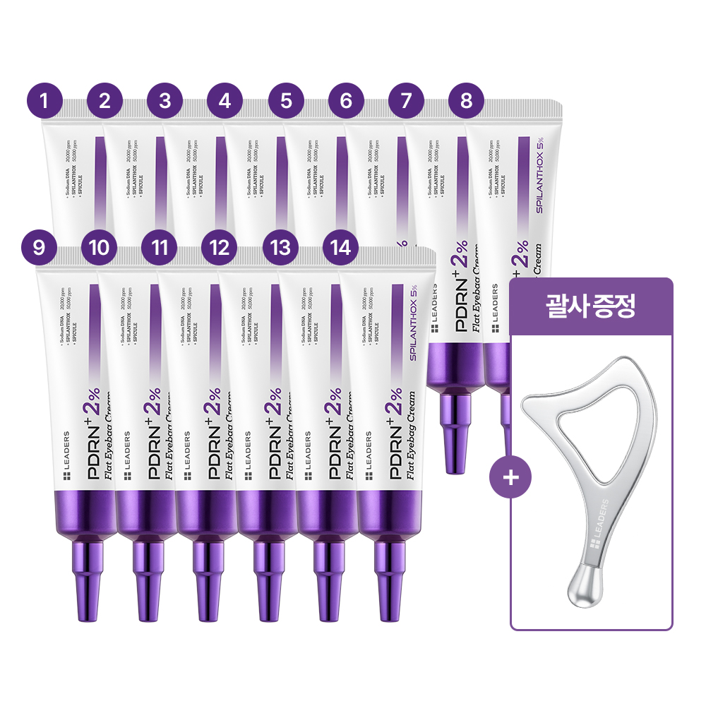 PDRN+2% 주름전용 크림 14박스+마사저 1개
