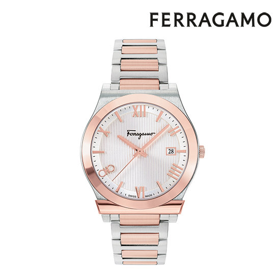 페라가모 [공식수입원정품] 젠트 메탈로즈 41mm SFKM00523(남여공용)