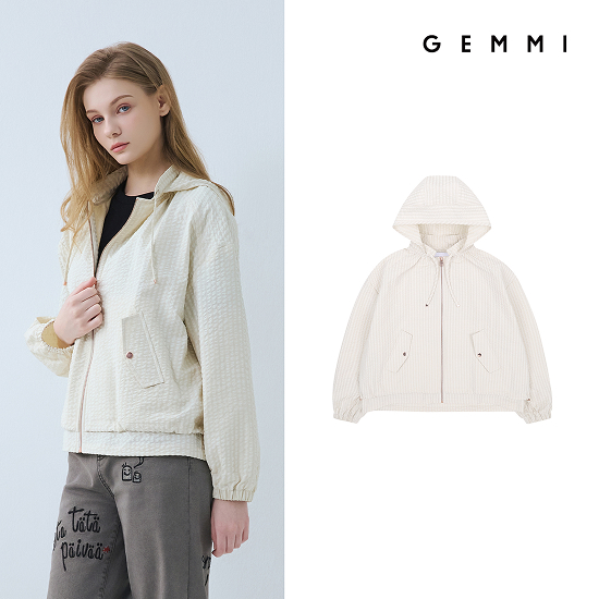GEMMI 26SS 후디 스트링 자켓 여성 3