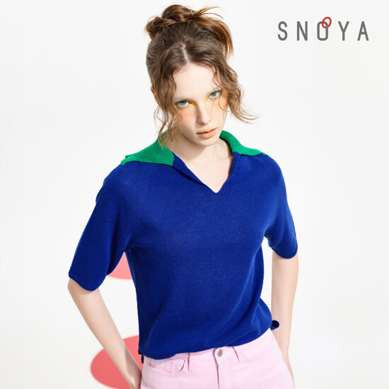 [SNOYA]스노야 26SS 린넨블렌디드 브리즈 세일러 홀가먼트 풀오버 2