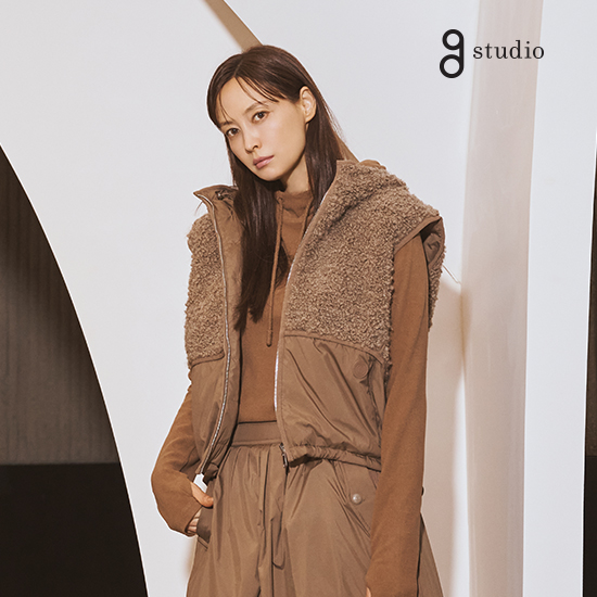 25FW 지 위켄드 알파카울 부클 리버시블 헝가리구스다운베스트 3