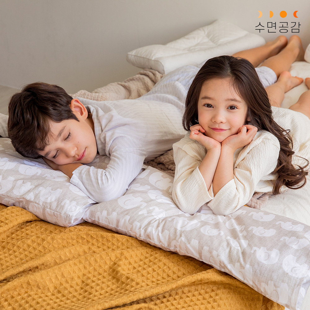 키즈 순면 코끼리 베개커버 2