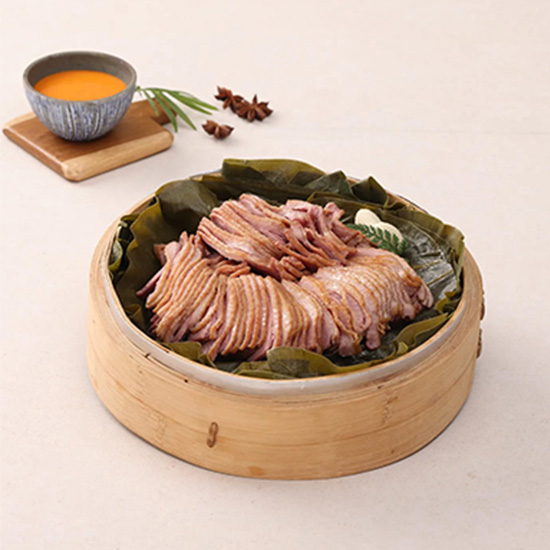 배나무골 무항생제 연잎 훈제오리 슬라이스 400g x 6팩 2.4kg 3마리분량 2