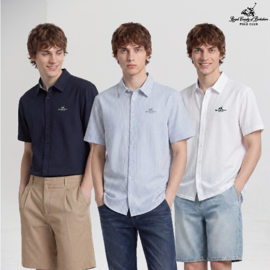 ■ RCB POLO CLUB 26SS 남성 시어서커 셔츠 3종
