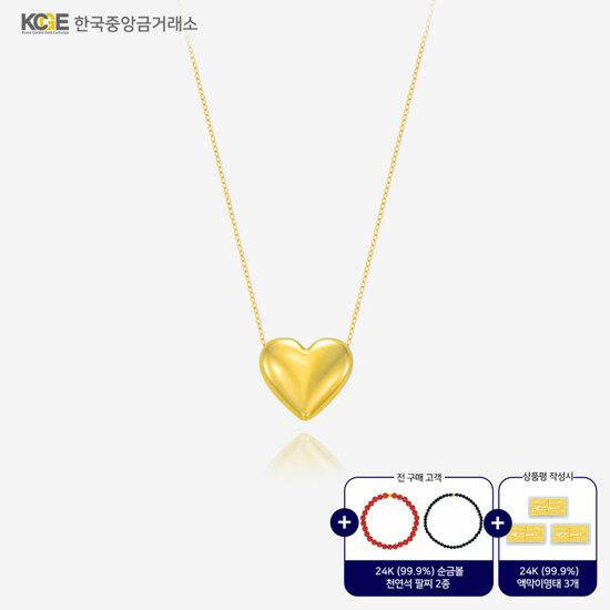 [NEW] 99.9 24K 순금 글램 하트 목걸이 + 방송에서만 24K 순금 5종 찬스