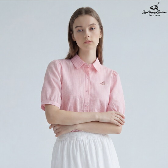 ■ RCB POLO CLUB 26SS 여성 시어서커 블라우스 3종 4