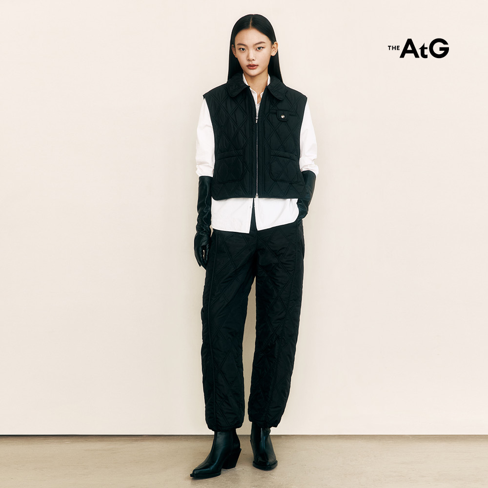 [최초가 69,900원] 25FW 퀼팅 커브드 팬츠 4