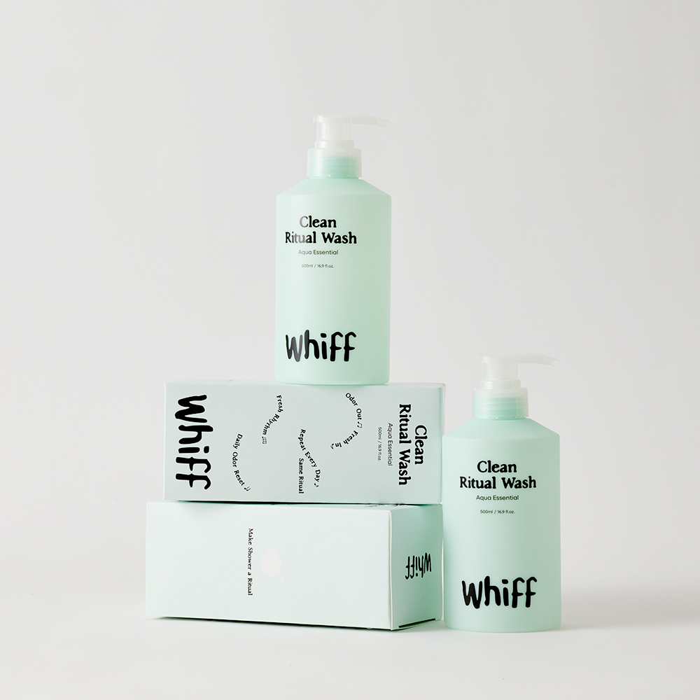 클린 리추얼 워시 소취 바디워시 아쿠아에센셜 500ml 2개
