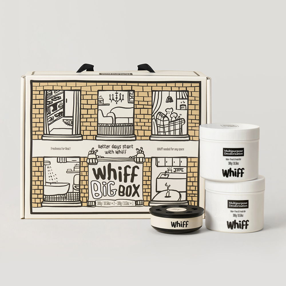 [Big Box]WHIFF 탈취제 집들이 선물세트 (본품2개+슬림1개+박스)