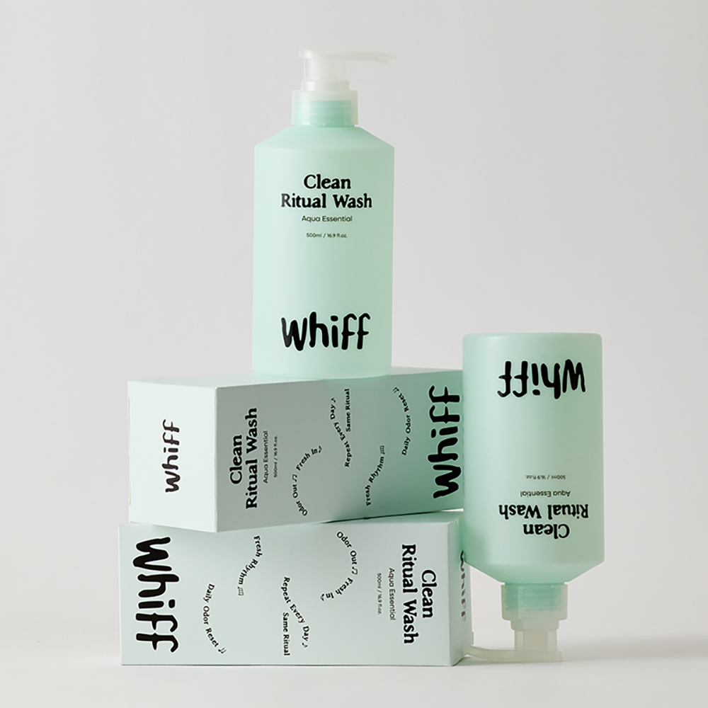 클린 리추얼 워시 소취 바디워시 아쿠아에센셜 500ml 2개 3