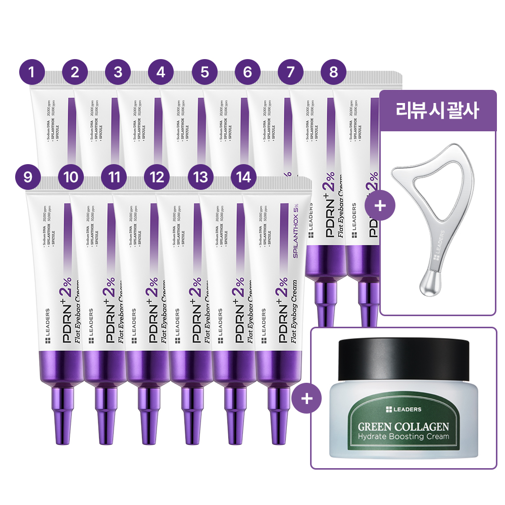 PDRN+2% 주름전용 크림 14박스+탄력 크림 50ml 1통