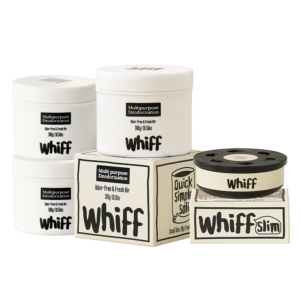 WHIFF 다용도 탈취제 300g 본품3개+100g 슬림1개