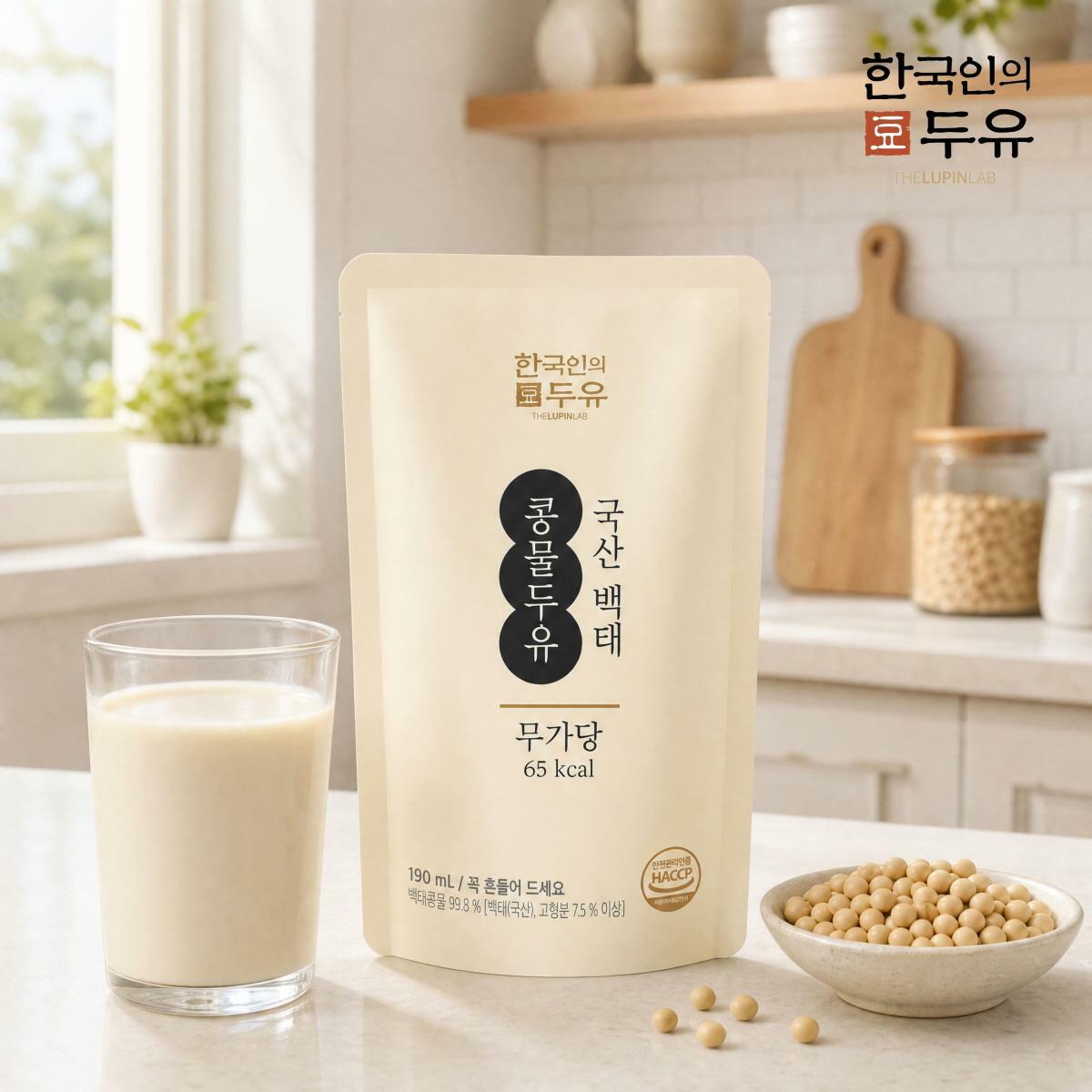 [카드 5%할인]백태 콩물두유 20팩 x 3박스 (총 60팩/190ml)