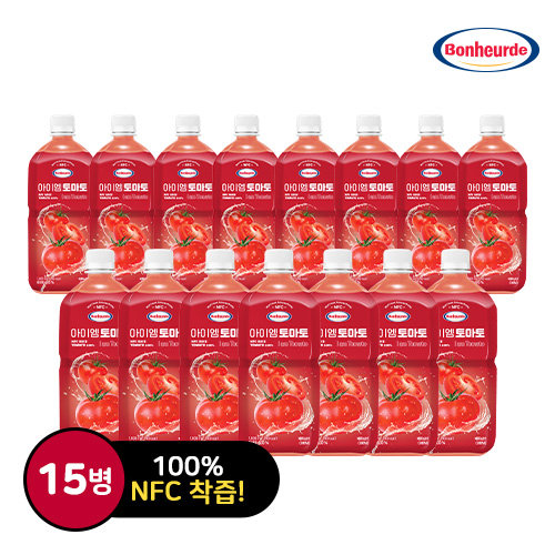 NFC 착즙 보넬드 아이엠 토마토 15병 (1L X 15병)