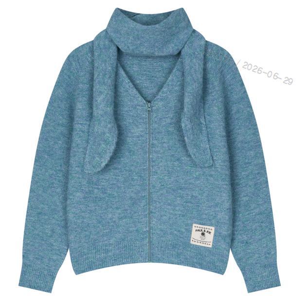 ●26FW 울블렌디드 넥카프 집업 SET