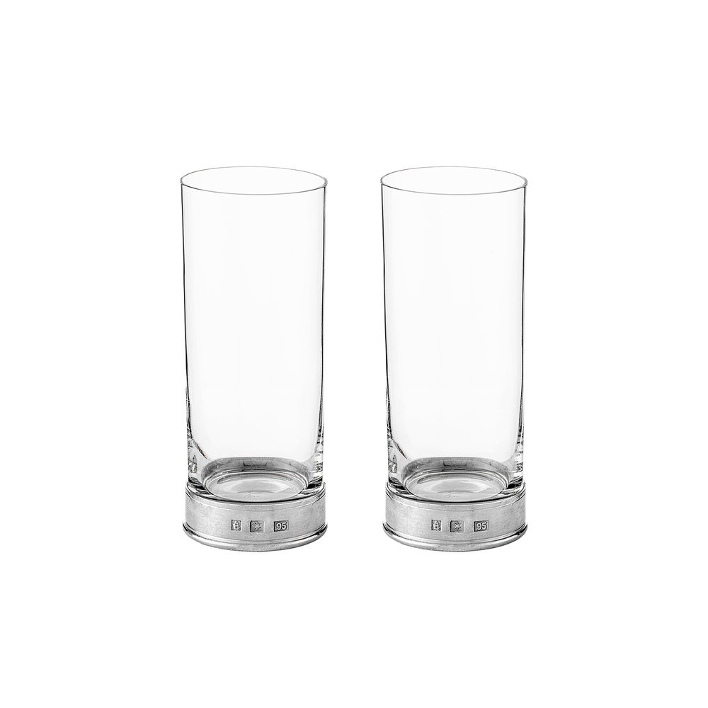 [정상가 220,000원]  퓨터 클래식 롱드링크 글라스 460ml 2P 세트