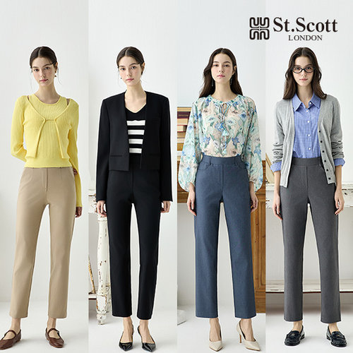 [특가선언][St.Scott] 세인트 인견 블렌디드 밴딩팬츠 4종