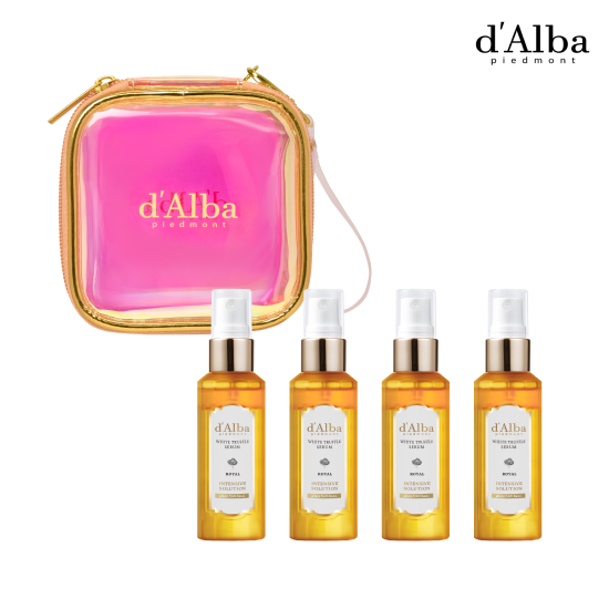 [dAlba] 로얄 화이트트러플 세럼4통+홀로그램파우치