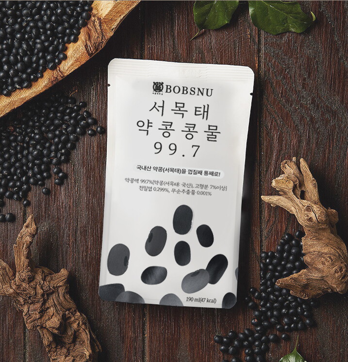 [방송에서만] 밥스누 서목태 약콩 콩물 (190ml x 20팩) 3박스 (총 60팩)