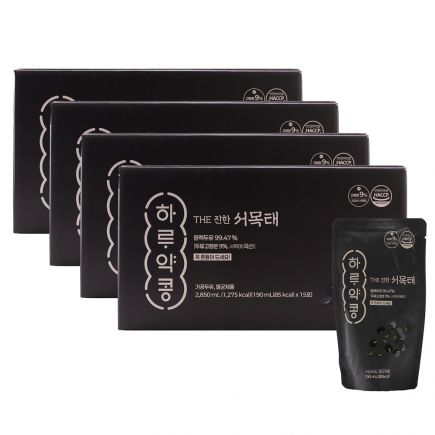 [60팩]하루약콩 THE 진한 서목태(약콩) 두유