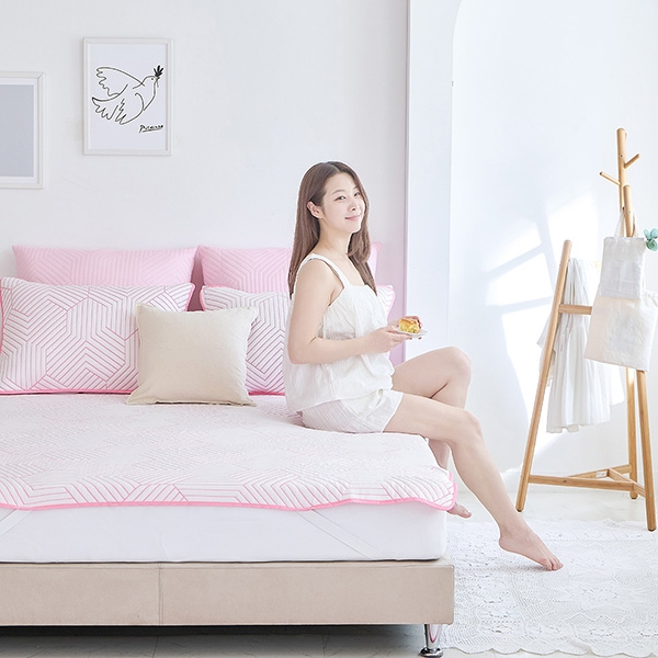 ★슈퍼킹2+4★아임슬리핑 3중직 아이스 냉감 패드(2장)+냉감 베개커버(4장) 3