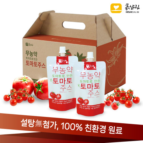 [국내산 무농약] 착즙 토마토주스 1박스(30개입)