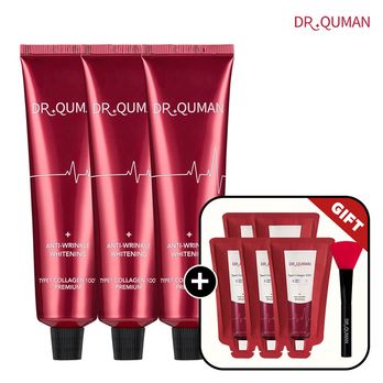 닥터큐먼 T1콜라겐100 크림팩 60gX3+10gX5+스파출러