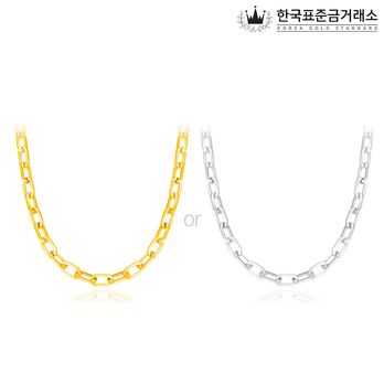 한국표준금거래소 실버 헬리오스 볼륨클립목걸이