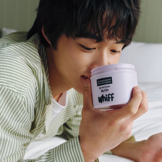 탈취제 WHIFF 고체 실내탈취제 초강력 냄새 제거 퍼플 라벤더딥 300g 4개 2