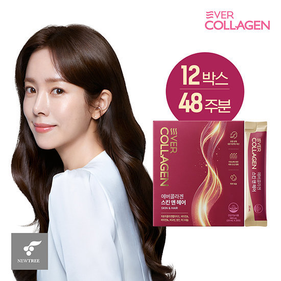 에버콜라겐 스킨앤헤어 12+1박스 헤어콜라겐 모발콜라겐