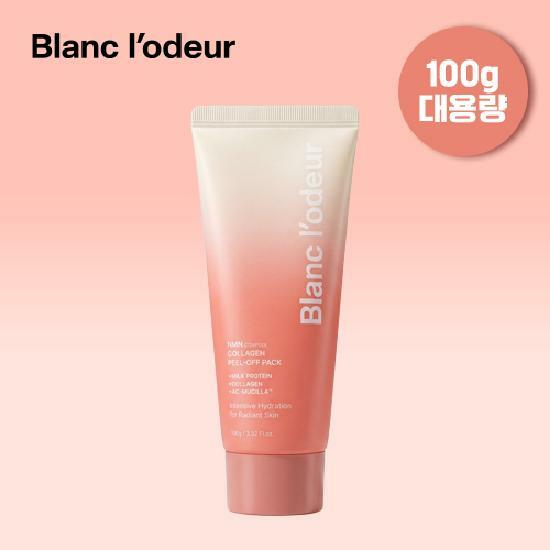 [삼성카드5%할인][블랑로더] 콜라겐 단백질 크림팩 100g x 5개 + 파우치 + 실리콘 브러쉬 2