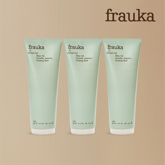 [힐링패키지] 프라우카 허브겔 대용량 250ml *3