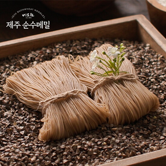 ★단독구성★ 미도원 제주 순수메밀면 150gx17팩, 냉면육수12팩, 귤림양념장5팩 3