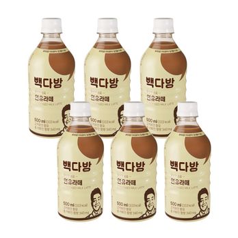 빽다방 연유라떼 500mlX6개